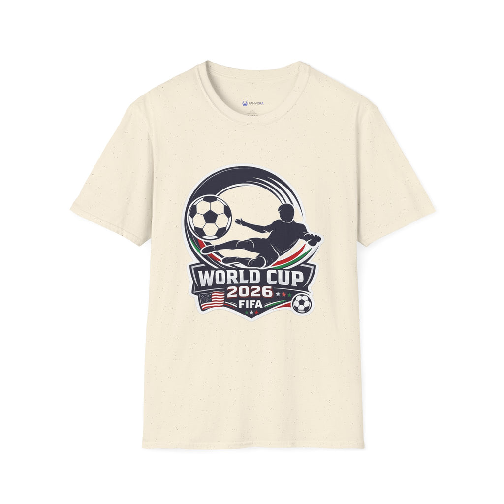 Soccer T-Shirt — FIFA Fan Tee with Player Silhouette