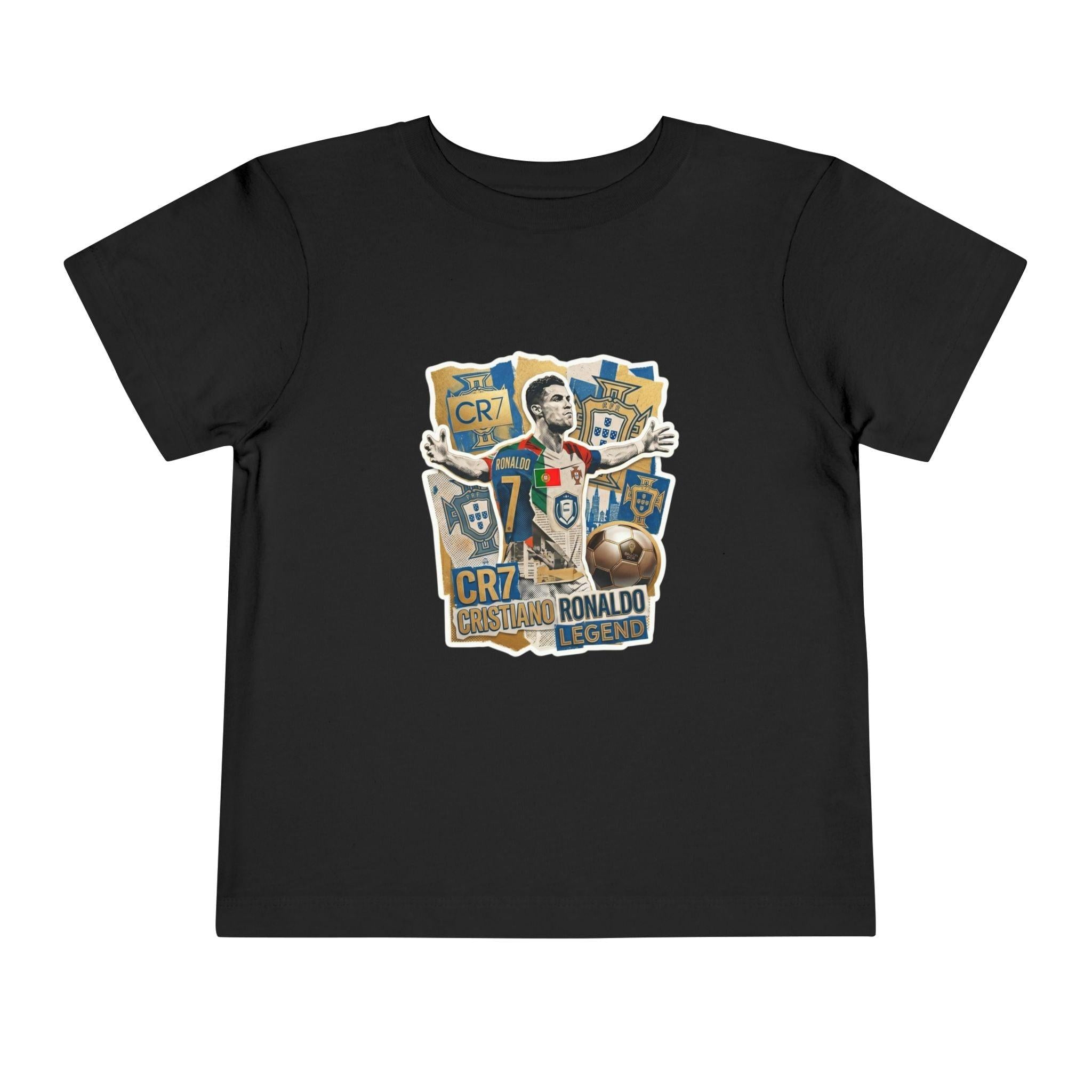 CR7 Fan Inspired Toddler Soccer T‑Shirt — Kids Football Fan Tee.