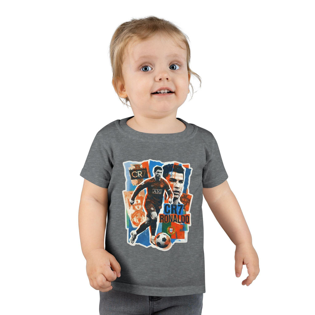 Toddler Soccer Player Graphic Tee — CR7Fan Design.