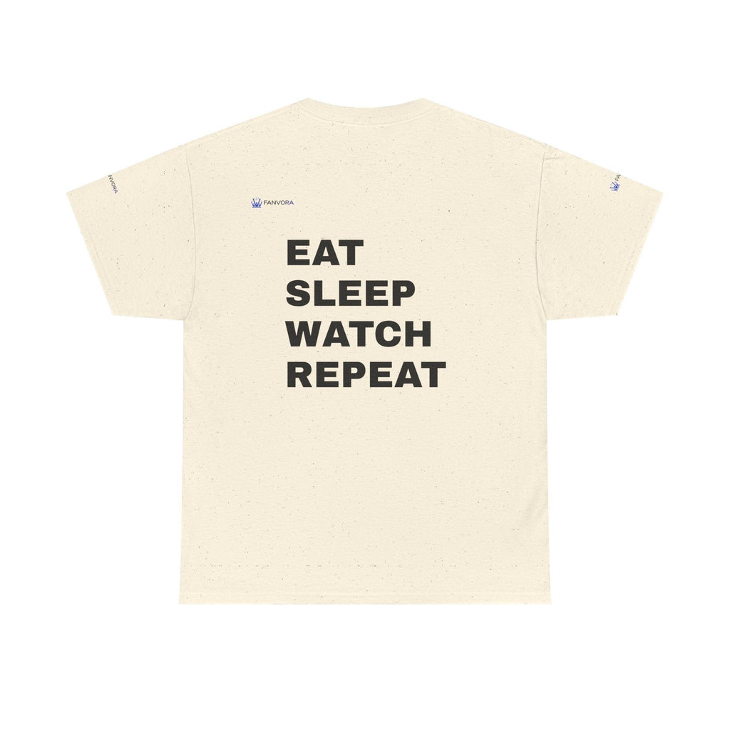 World Cup 2026 Energy Soccer Tee — "EAT SLEEP WATCH REPEAT" Fans Inspired.