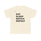 World Cup 2026 Energy Soccer Tee — "EAT SLEEP WATCH REPEAT" Fans Inspired.