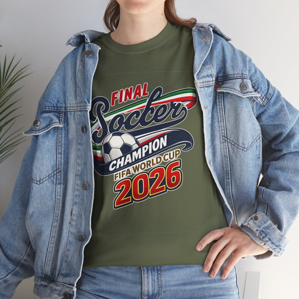 2026 Soccer  Champion Tee - Final Soccer Graphic Shirt
