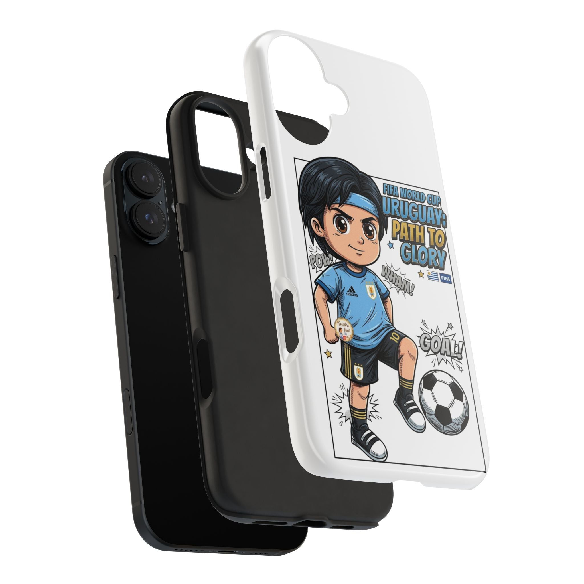 Uruguay Soccer Phone Case — Path to Glory "Goal!" Design