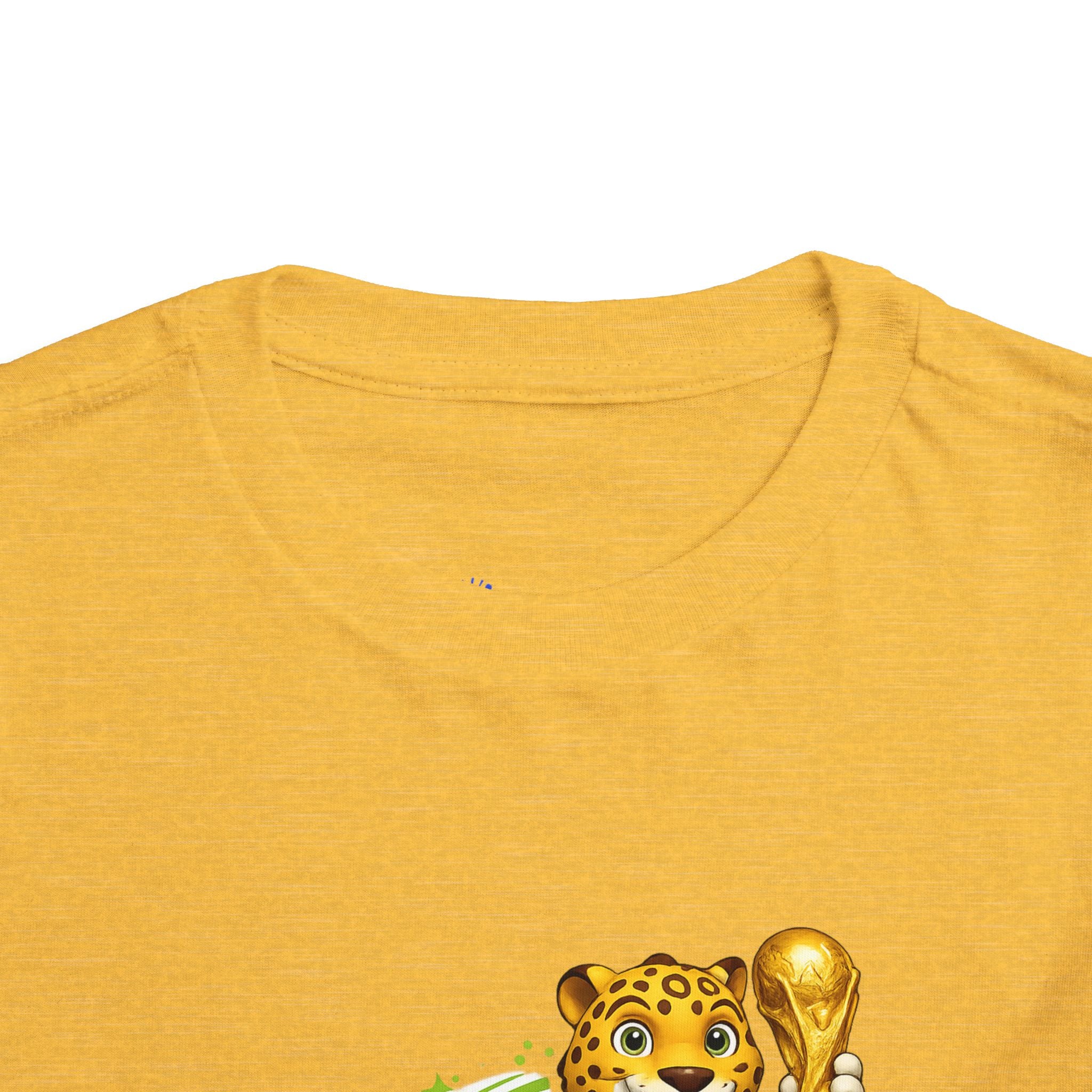 Soccer cup 2026 Toddler Soccer Tee — Cute Tiger Mascot Trophy Design