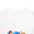 Toddler Birthday Tee — "3" Race Car Happy Birthday Shirt