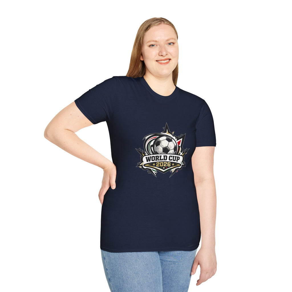 Soccer Cup 2026 Soccer T-Shirt — Retro Emblem Football Tee