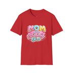 Unisex Softstyle T-Shirt "mom of the birthday girl"