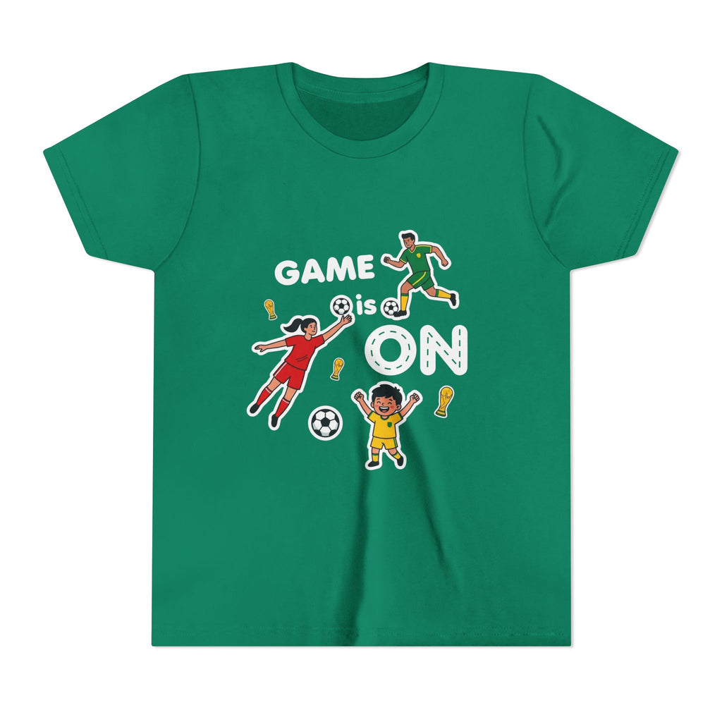 Kids Soccer Players T-Shirt 2026— Youth Football Team Tee