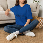 Mom "Love You" Graphic T‑Shirt — Mother's Day Floral Heart Tee