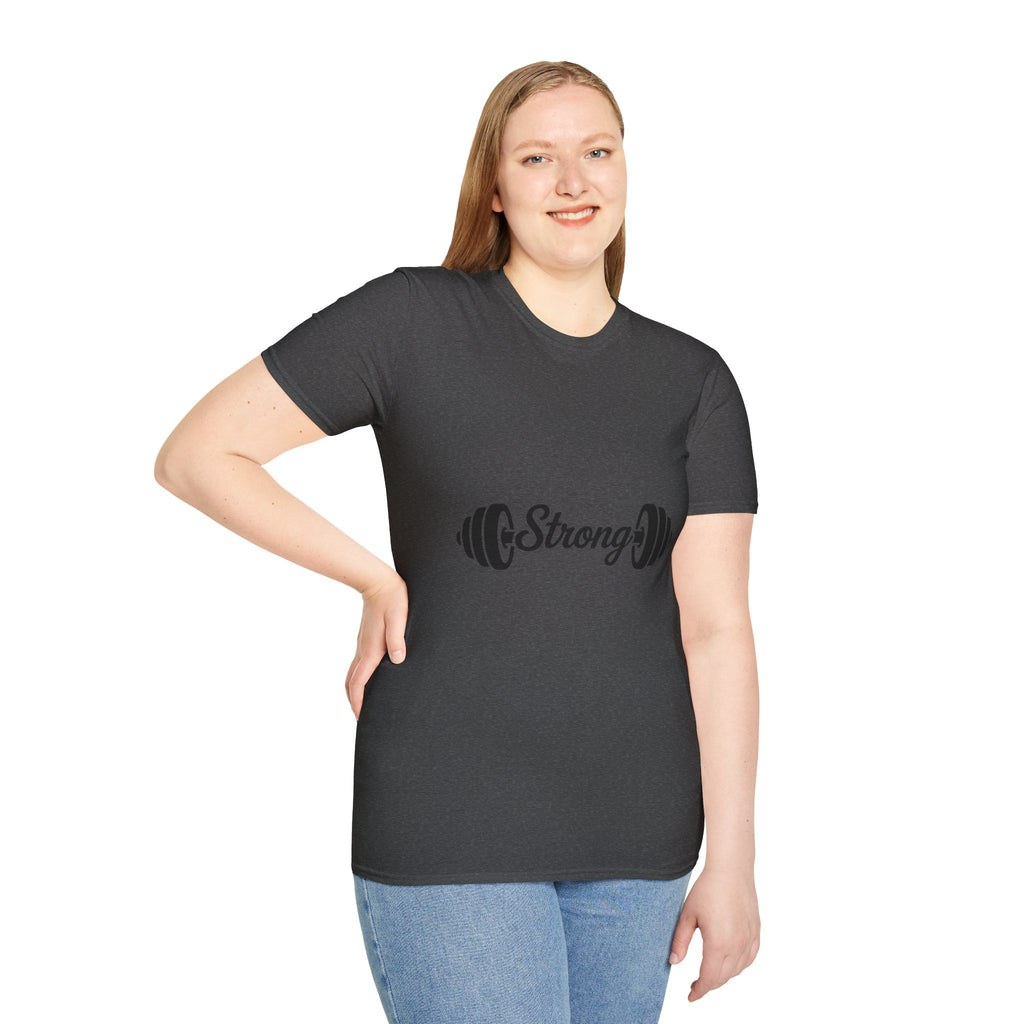 Strong Barbell T-Shirt — Fitness Weightlifting Tee