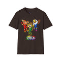 Kids Mascot Team T-Shirt — Cheerful Moose, Cheetah & Eagle Design
