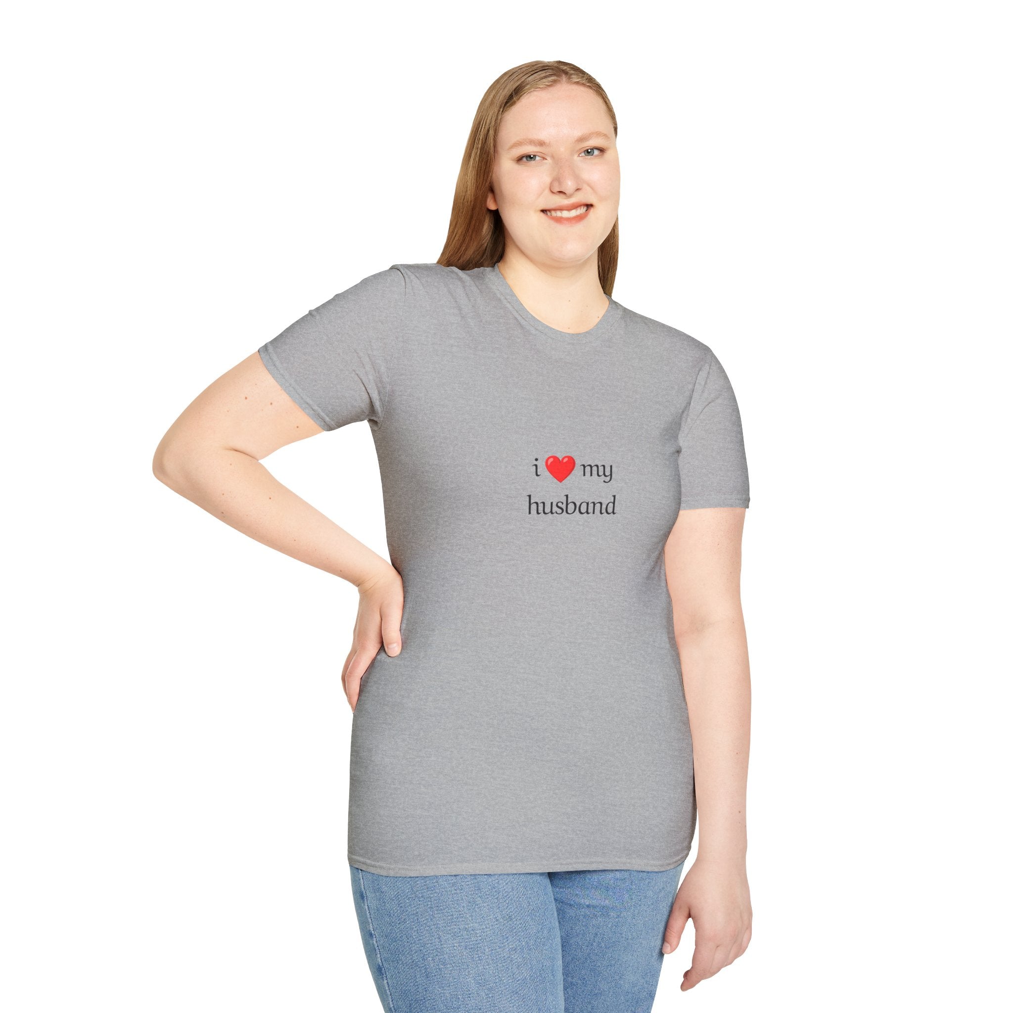 I  My Husband T-Shirt — Cute Romantic Tee for Wives, Anniversary & Valentine's Gift