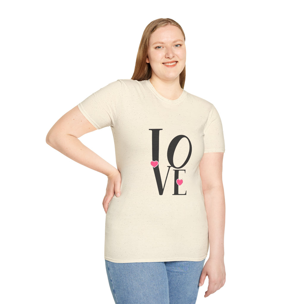 LOVE Heart Graphic T-Shirt — Romantic Valentine's Day Tee