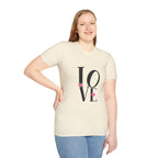 LOVE Heart Graphic T-Shirt — Romantic Valentine's Day Tee