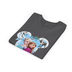 Girls' Frozen Princesses Youth Tee – Elsa & Anna Winter Friends Shirt