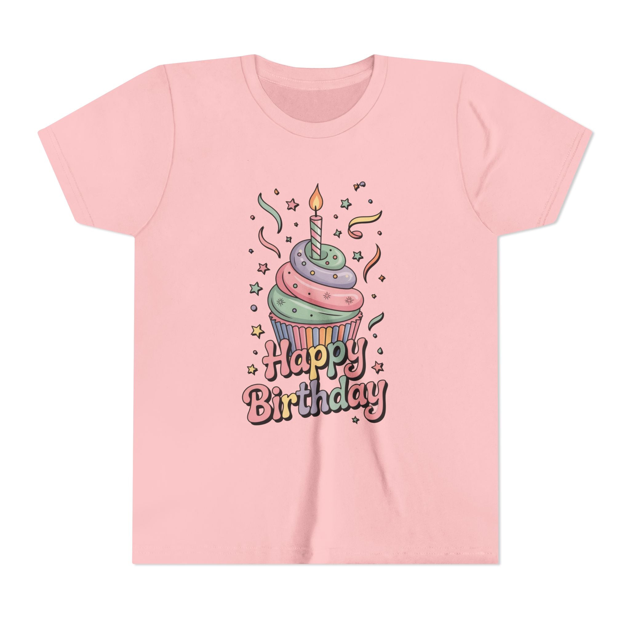 Kids "Happy Birthday" Cupcake Tee