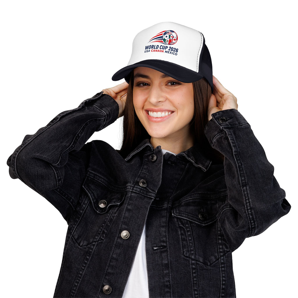 Soccer Cup 2026 Trucker Hat — USA Canada Mexico Soccer Cap