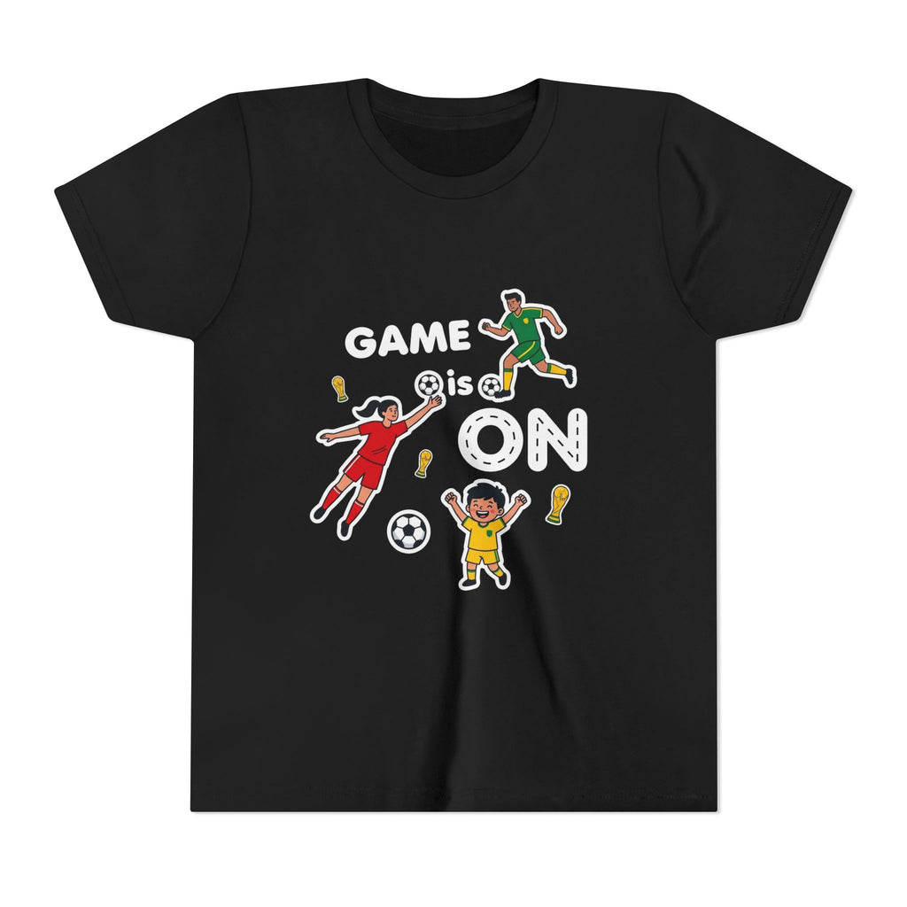 Kids Soccer Players T-Shirt 2026— Youth Football Team Tee