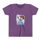 Youth Tee - Cute 'Super Strike!' Soccer Boy Graphic