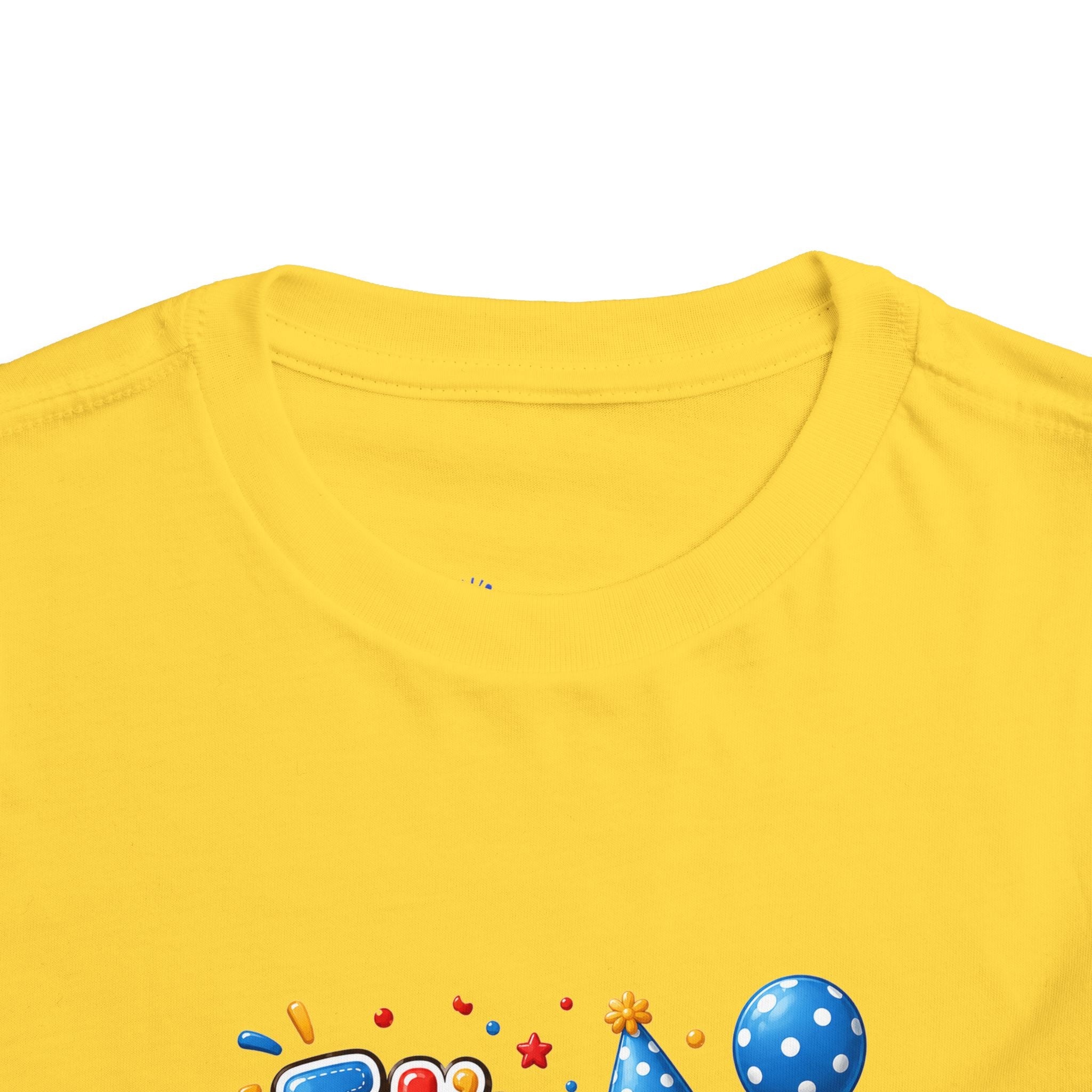 Toddler Birthday Tee — "It's My Birthday" Bear Party Shirt
