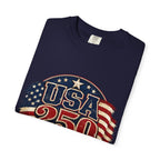 USA 250 T-Shirt — Patriotic "Serving Liberty Since 1776" Anniversary Tee