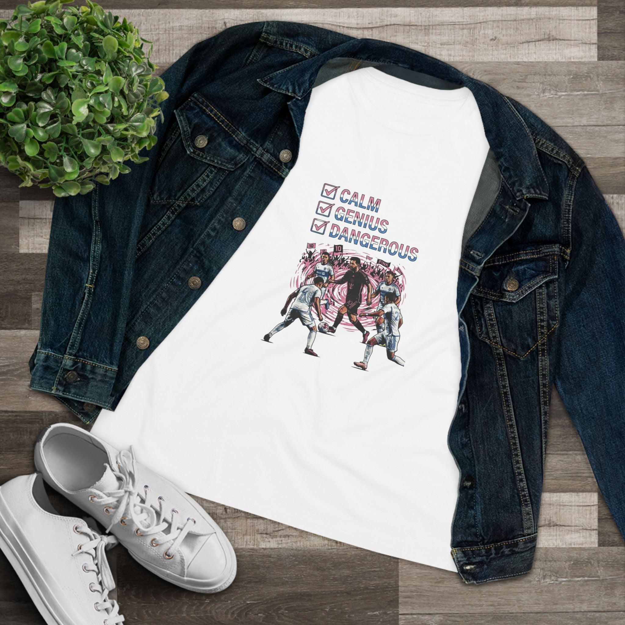 Argentina #10 GOAT Footballer T-Shirt - Women's Cotton Tee - WorldCup 2026 Fan Version.