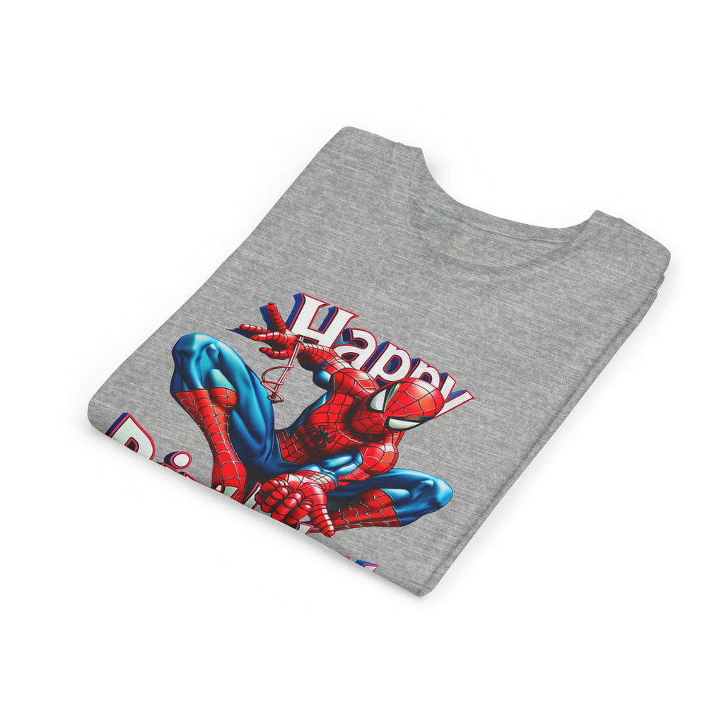 Spider Hero "Happy Birthday" Youth Tee