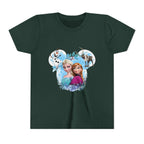 Girls' Frozen Princesses Youth Tee – Elsa & Anna Winter Friends Shirt