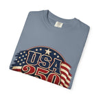 USA 250 T-Shirt — Patriotic "Serving Liberty Since 1776" Anniversary Tee