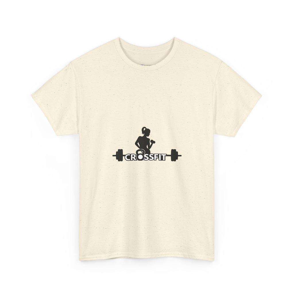 CrossFit Weightlifter T-Shirt — Barbell Silhouette Gym Tee