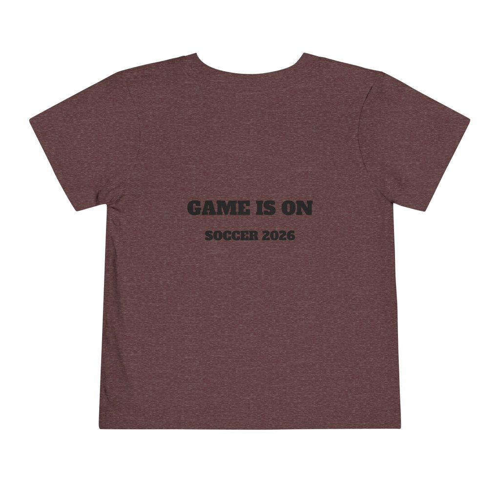 Toddler Soccer Tiger Tee — Cute Kicking Tiger Football Shirt for Kids