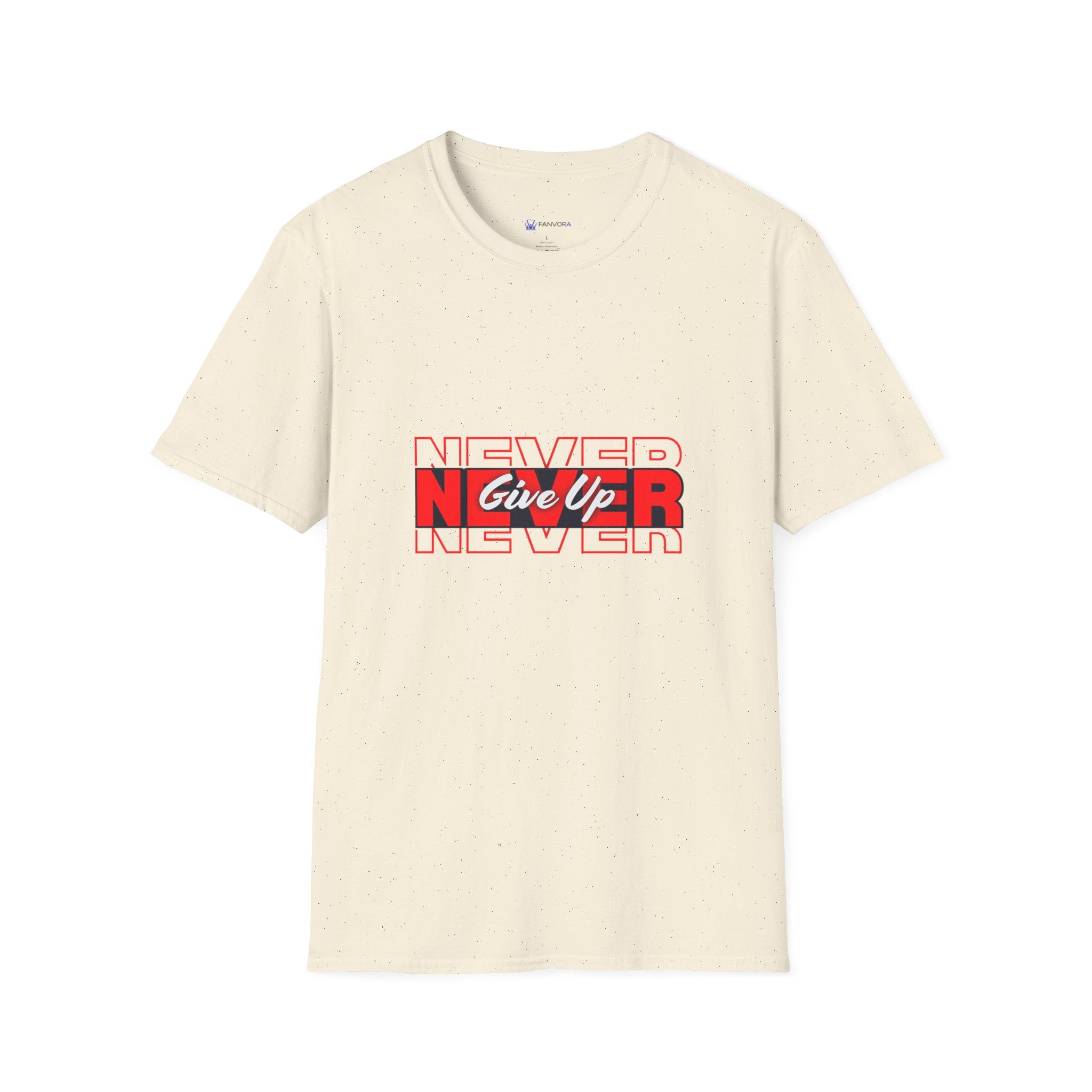 Never Give Up T-Shirt — Motivational Graphic Tee