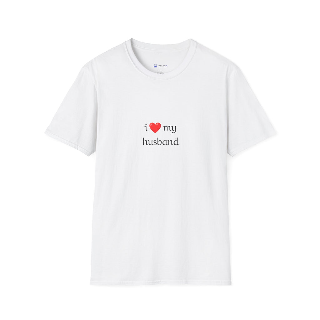 I  My Husband T-Shirt — Cute Romantic Tee for Wives, Anniversary & Valentine's Gift