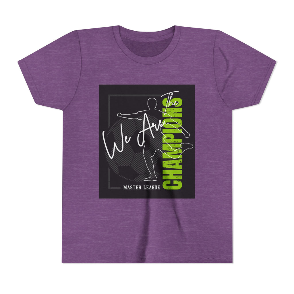 Youth Tee — "We Are Champions" Soccer Champion Graphic Shirt