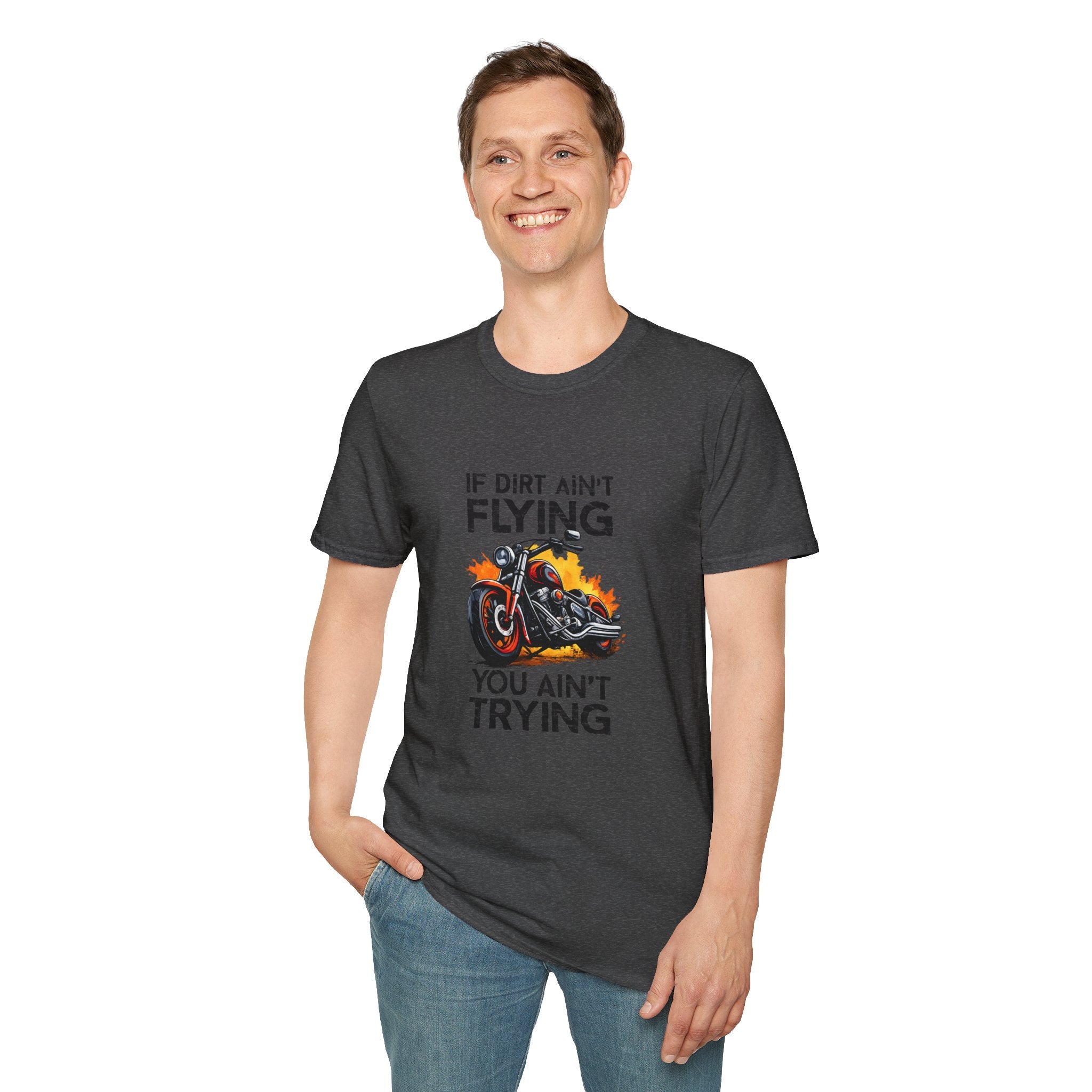 If Dirt Ain't Flying Motorcycle T‑Shirt — Off‑Road Biker Tee