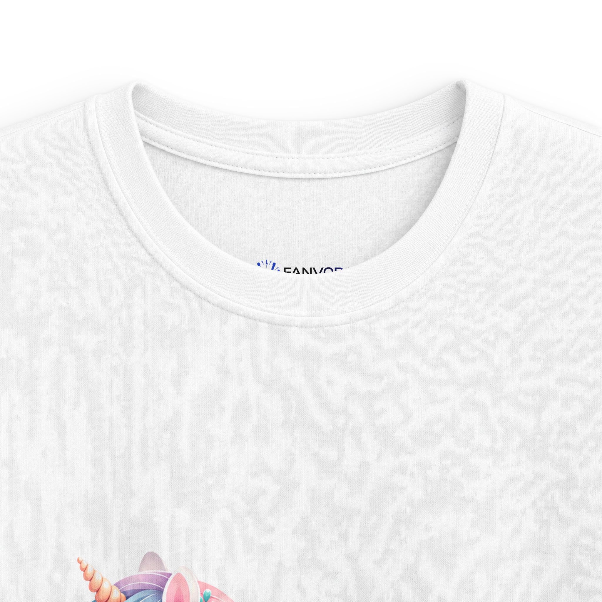 Kids Birthday Tee — Pastel Unicorn "Happy Birthday" Shirt for Girls