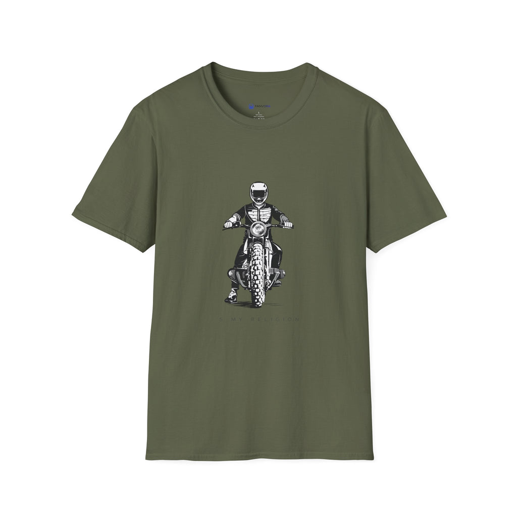 Motorcycle Rider T-Shirt — Vintage Biker Graphic Tee