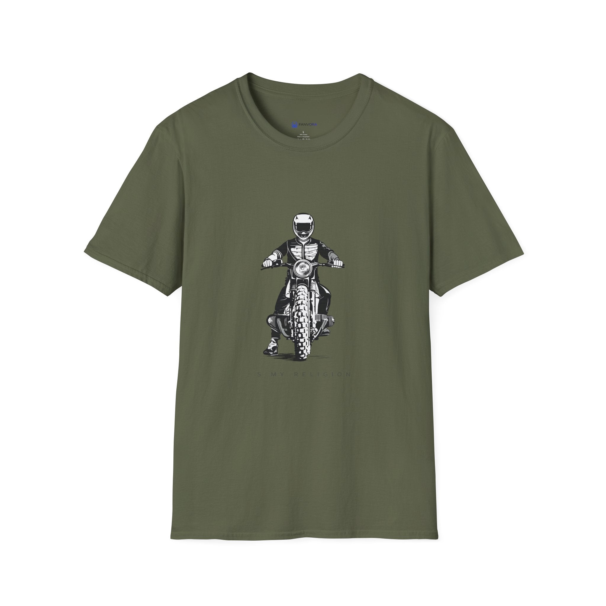 Motorcycle Rider T-Shirt — Vintage Biker Graphic Tee