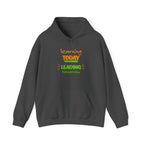 Hoodie — "Learning Today, Leading Tomorrow" Inspirational Teacher Sweatshirt.