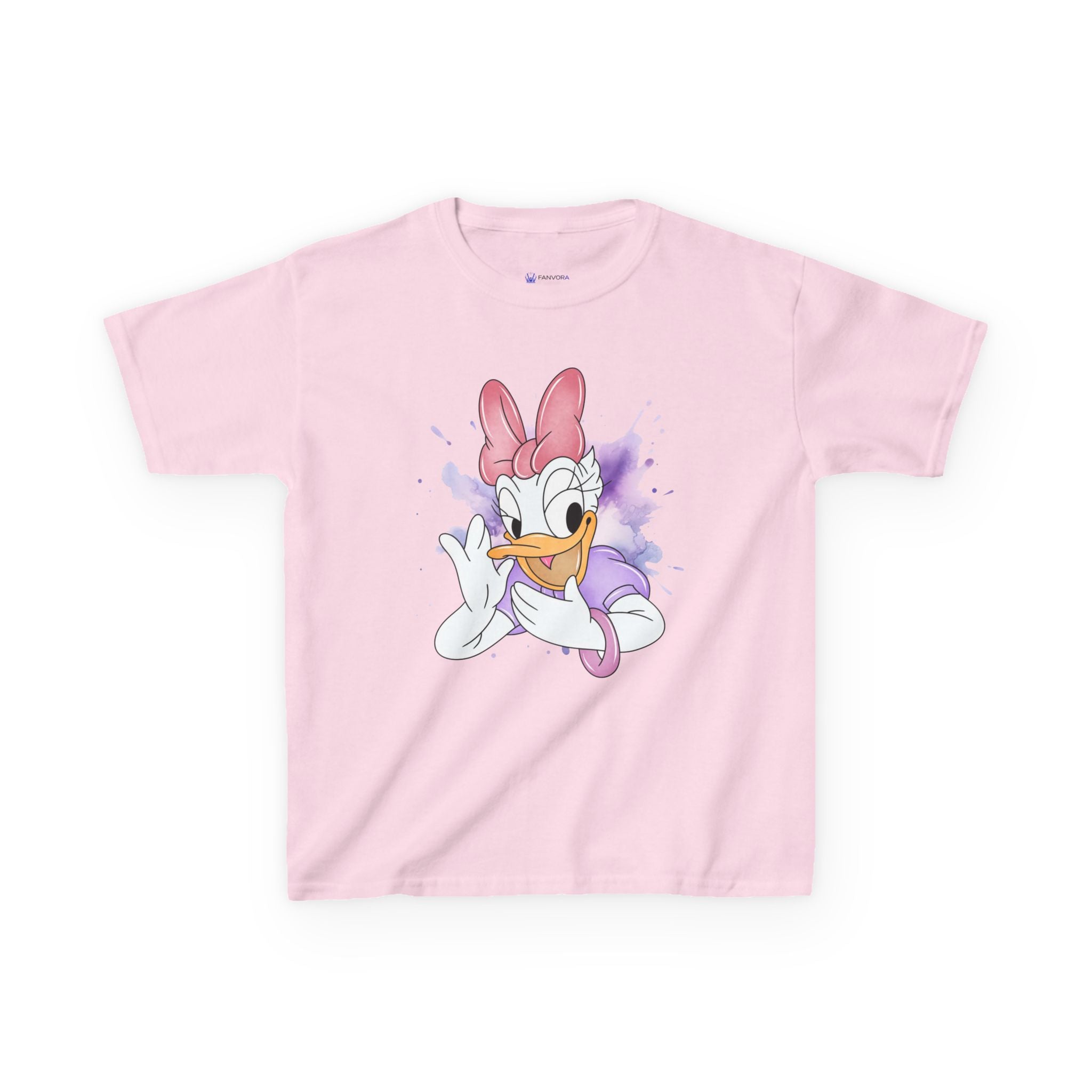 Kids Tee — Cute Daisy Duck Watercolor Graphic