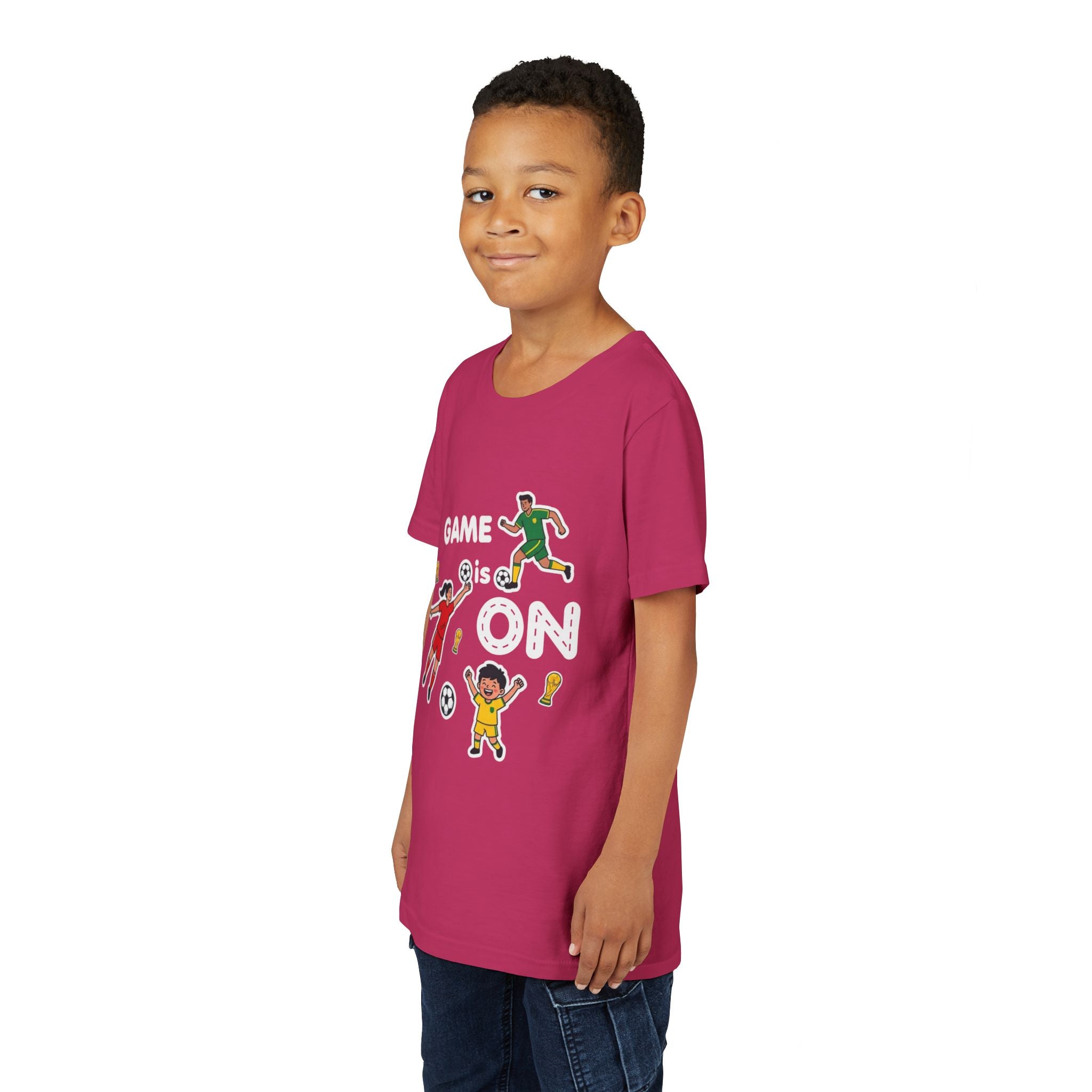 Kids Soccer Players T-Shirt 2026— Youth Football Team Tee