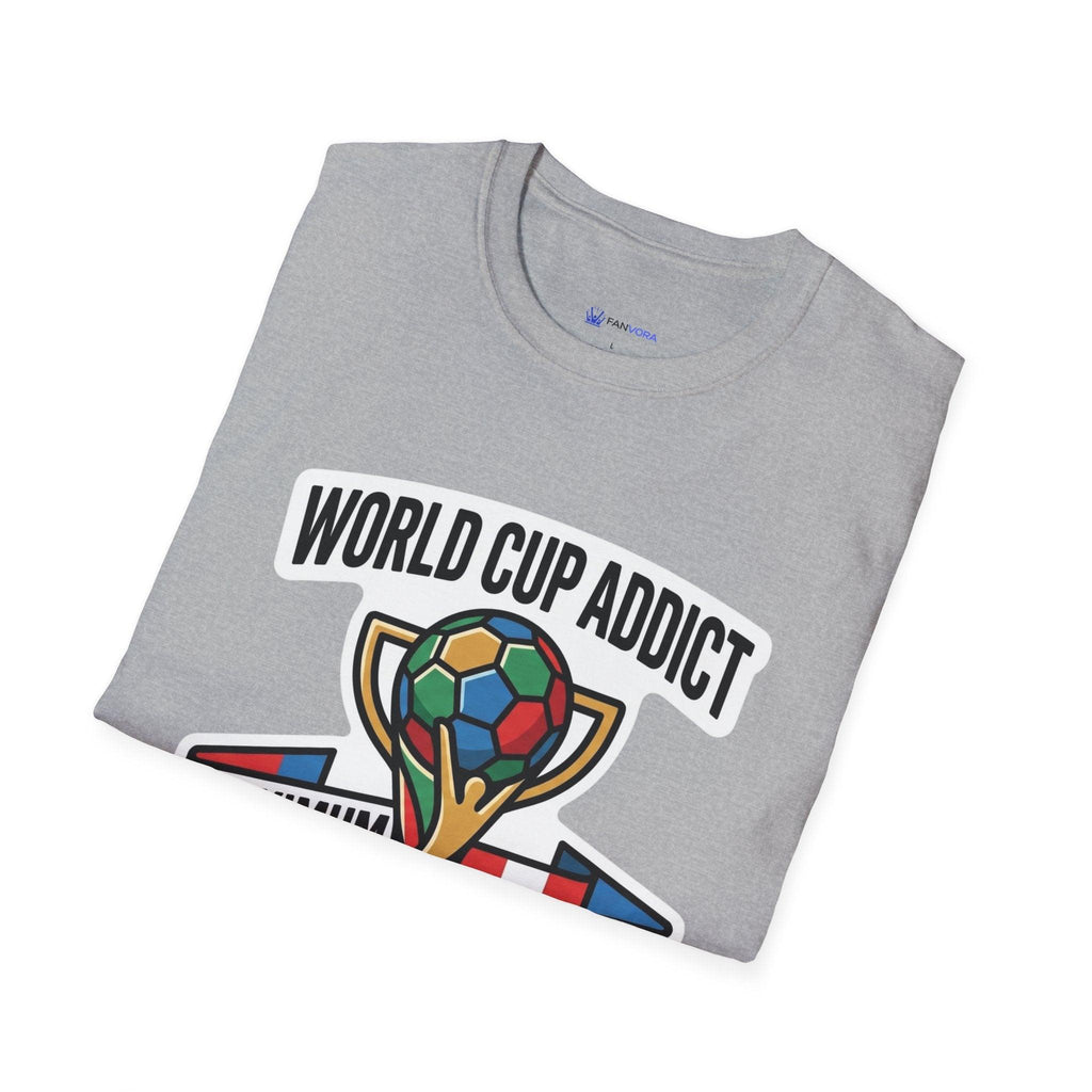 Unisex - World Cup Addict T-Shirt - "Maximum Fan Mode Activated" 2026 USA Mexico Canada Soccer Tee.