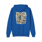 Youth CR7 Fan Inspired Collage Zipped Hoodie - World Cup 2026.