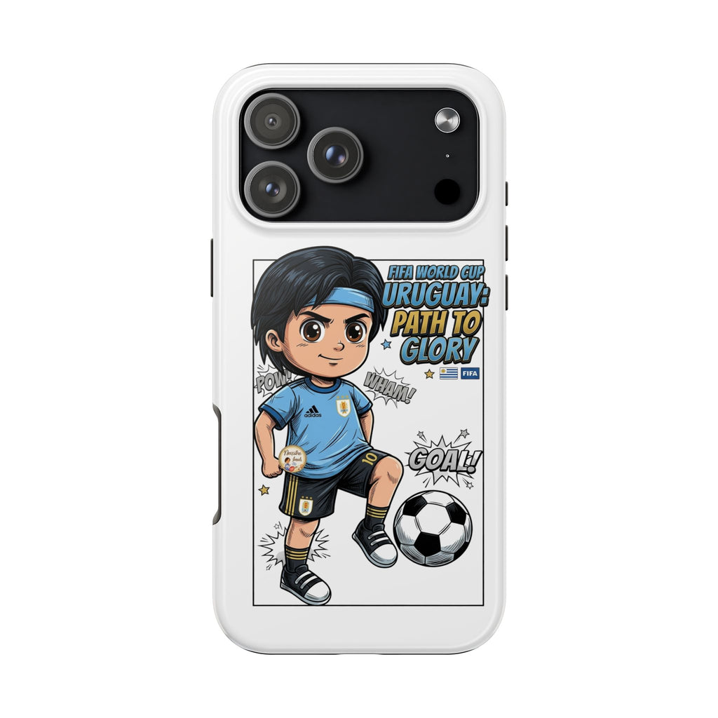 Uruguay Soccer Phone Case — Path to Glory "Goal!" Design