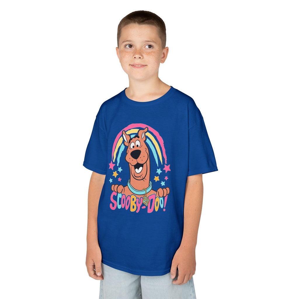 Scooby-Doo Kids T‑Shirt — Colorful Rainbow Cartoon Tee for Kids