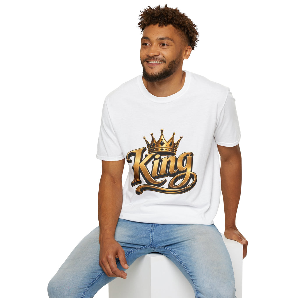 King Crown T-Shirt — Gold Regal Graphic Tee