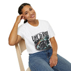 Motorcycle T‑Shirt — "Live to Ride" Racing Bike Graphic Tee