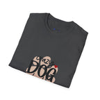 Crazy Dog Lady T-Shirt — Cute Paw Heart Graphic for Dog Lovers