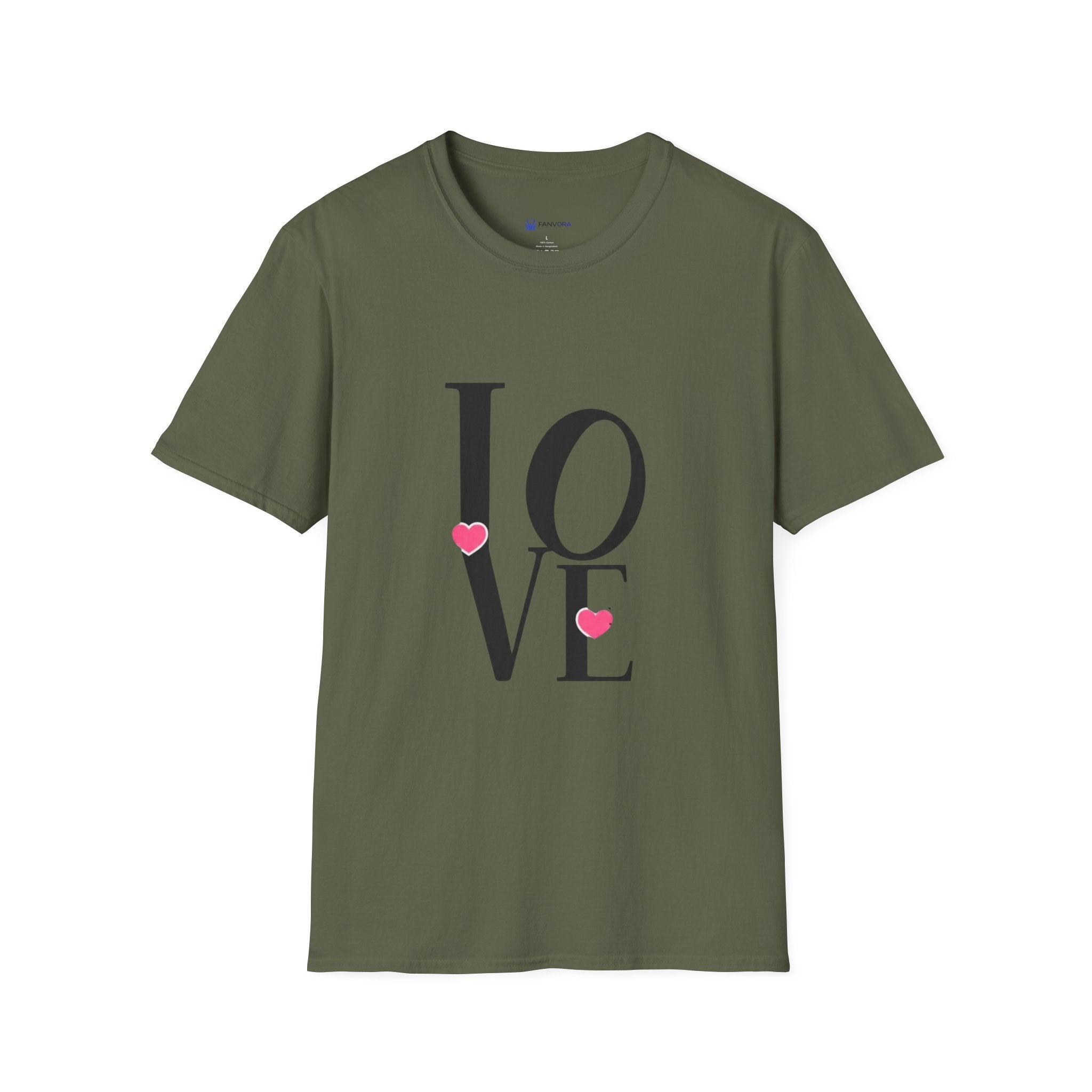 LOVE Heart Graphic T-Shirt — Romantic Valentine's Day Tee