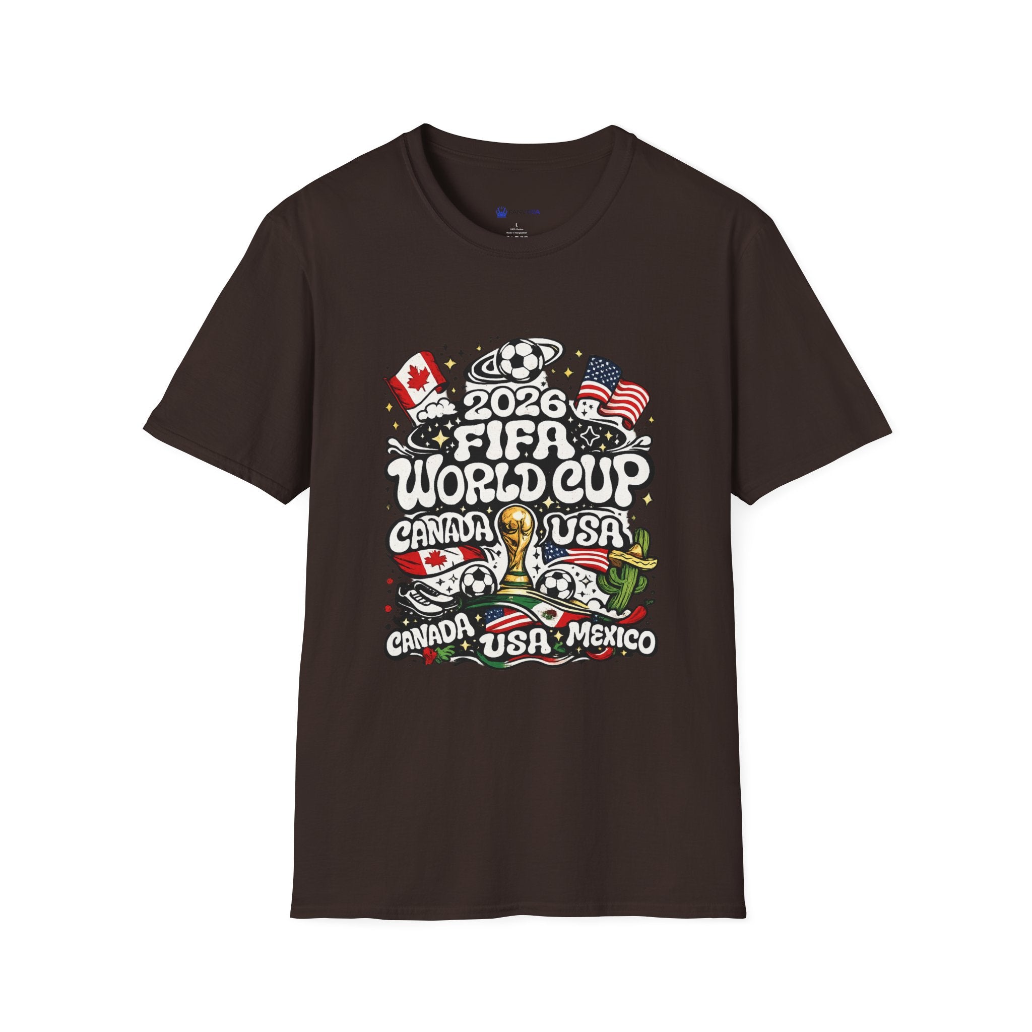 soccer T-Shirt — Canada USA Mexico Fans Shirt